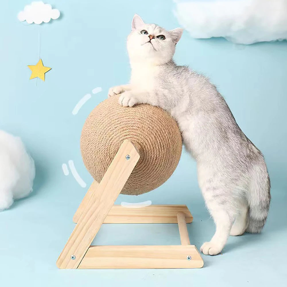 Boule à gratter pour chat