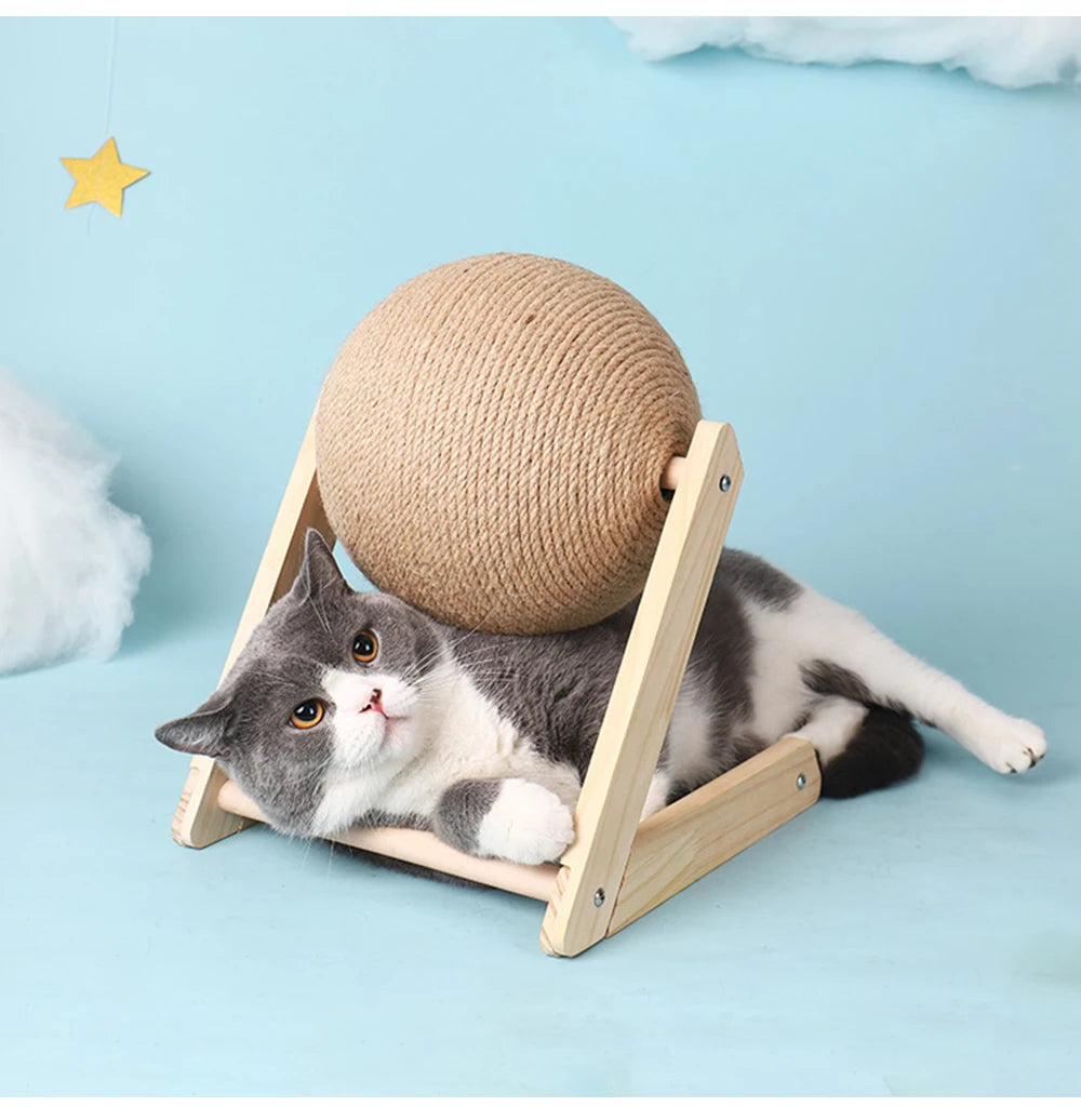 Boule à gratter pour chat